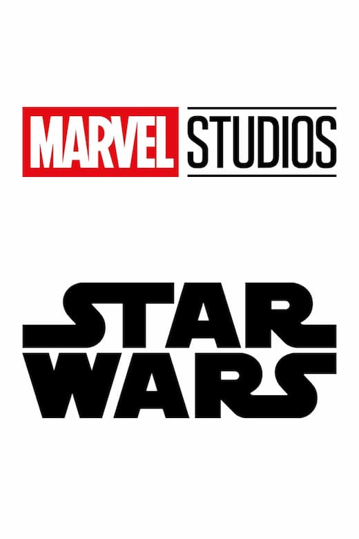 Marvel Studios and Star Wars logos