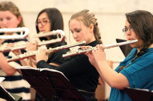 Students Performing