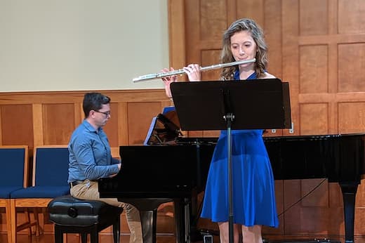 Students performing