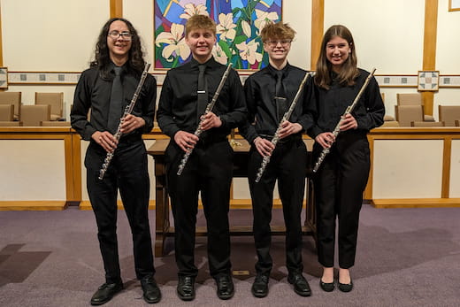 Students performing